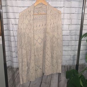 Lucky Brand Knit Cozy Cardigan size m medium